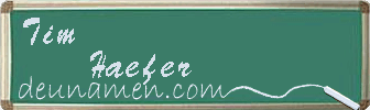 Tim Haefer Visitenkarte